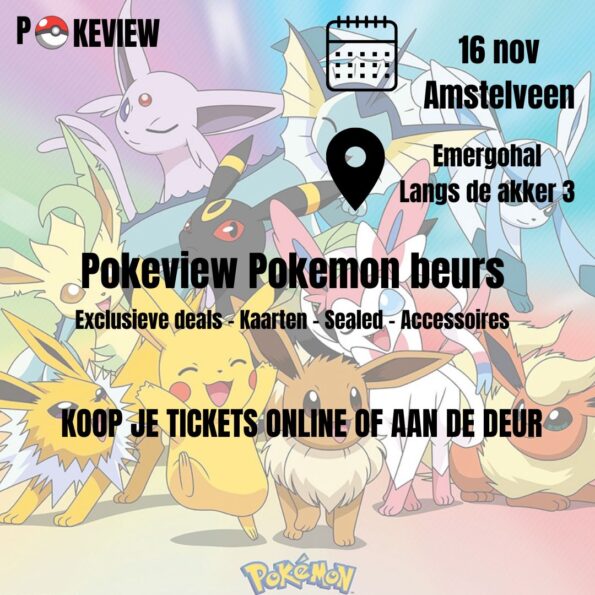 Pokemon-Messe – Pokeview – 16. November Amstelveen