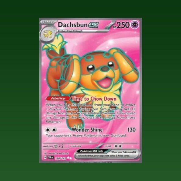 Dachsbun Ex SCR 160/142 – Stellar Crown – Pokémon-Karte