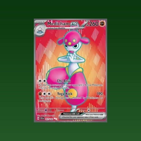 Medicham ex SCR 161/142 - Stellar Crown - Pokémon Kaart