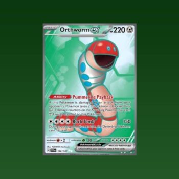 Orthworm Ex SCR 162/142 – Stellar Crown – Pokémon-Karte