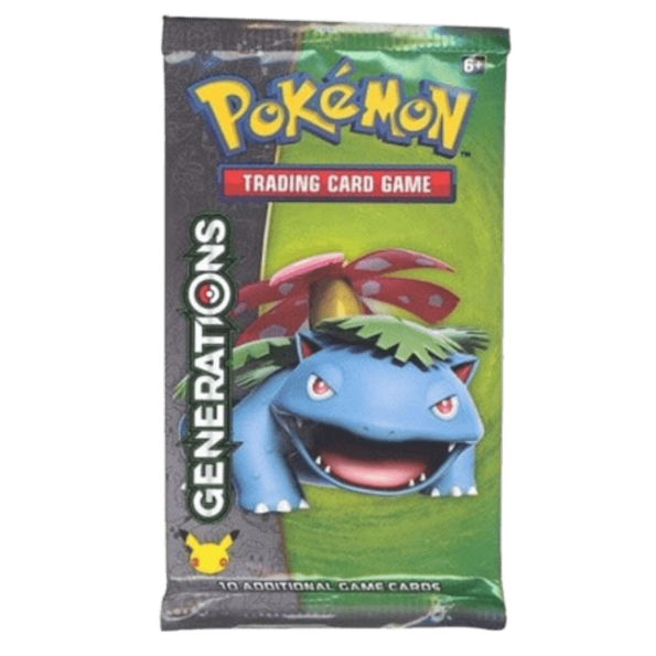 Pokemon Generations Booster Pack - Blastoise Artwork (Factory Sealed, 10  Cards)